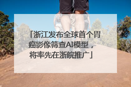 浙江发布全球首个胃癌影像筛查AI模型，将率先在浙皖推广