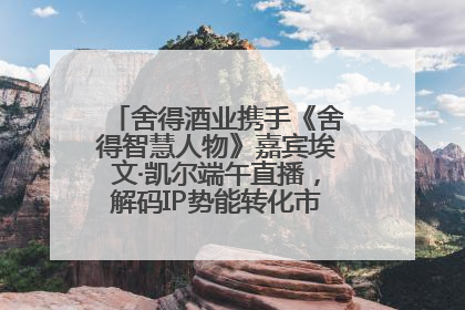 舍得酒业携手《舍得智慧人物》嘉宾埃文·凯尔端午直播，解码IP势能转化市场销量的有效路径