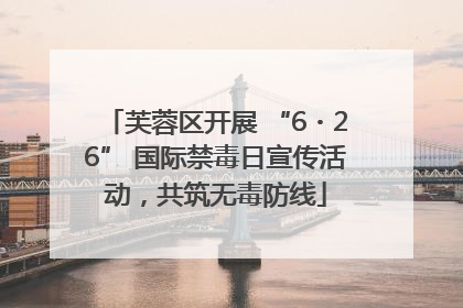芙蓉区开展 “6・26” 国际禁毒日宣传活动，共筑无毒防线