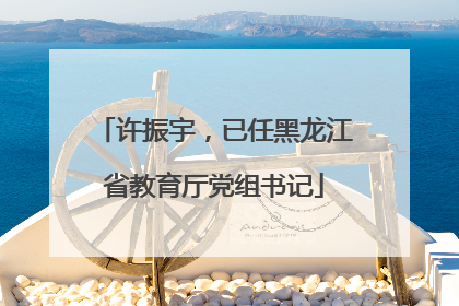 许振宇，已任黑龙江省教育厅党组书记