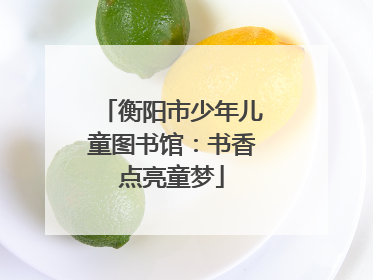 衡阳市少年儿童图书馆：书香点亮童梦
