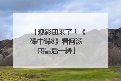 观影团来了！《碟中谍8》看阿汤哥最后一舞