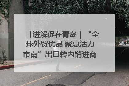 进解促在青岛｜“全球外贸优品 聚惠活力市南”出口转内销进商超专场活动启动