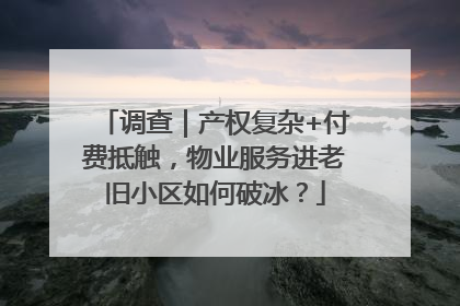 调查｜产权复杂+付费抵触，物业服务进老旧小区如何破冰？