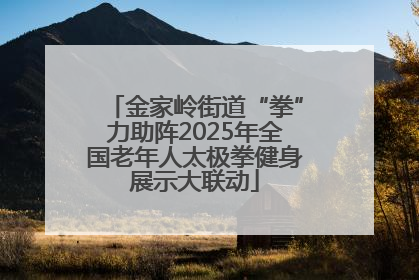 金家岭街道“拳”力助阵2025年全国老年人太极拳健身展示大联动