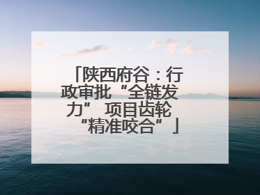 陕西府谷：行政审批“全链发力” 项目齿轮“精准咬合”