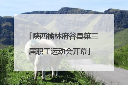 陕西榆林府谷县第三届职工运动会开幕