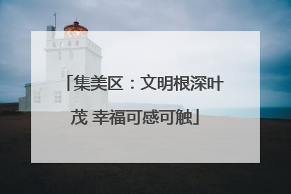 集美区：文明根深叶茂 幸福可感可触