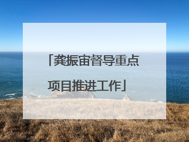 龚振宙督导重点项目推进工作