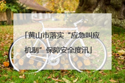 黄山市落实“应急叫应机制”保障安全度汛