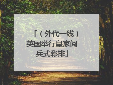 （外代一线）英国举行皇家阅兵式彩排