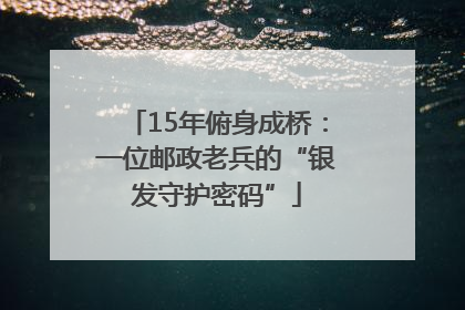 15年俯身成桥：一位邮政老兵的“银发守护密码”