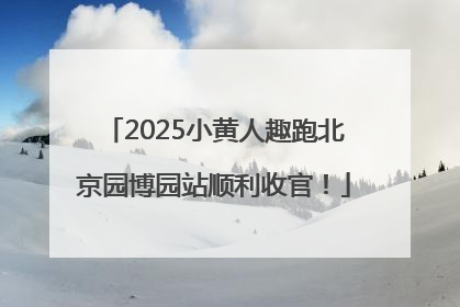 2025小黄人趣跑北京园博园站顺利收官！