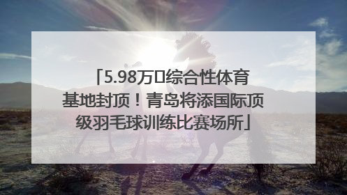 5.98万㎡综合性体育基地封顶！青岛将添国际顶级羽毛球训练比赛场所