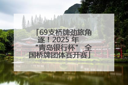 69支桥牌劲旅角逐！2025 年 “青岛银行杯” 全国桥牌团体赛开赛