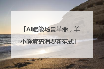 AI赋能场景革命，羊小咩解码消费新范式